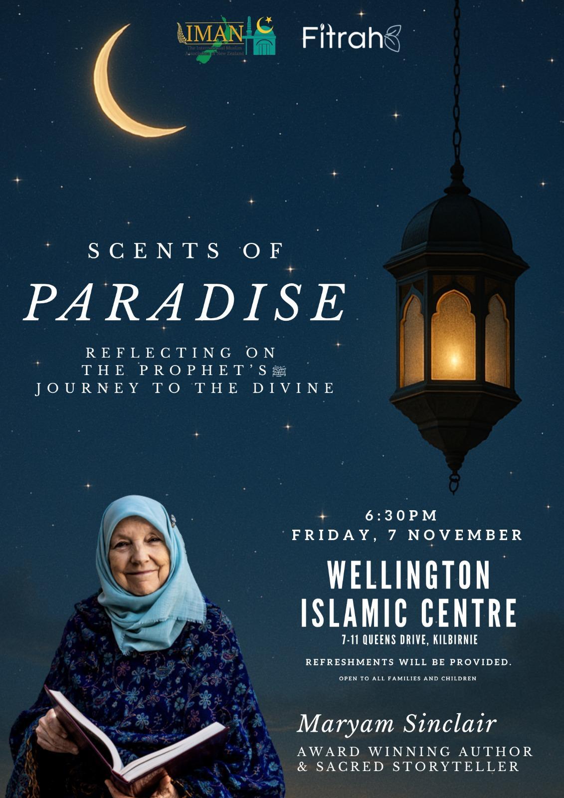 Scents of Paradise event poster for Wellington